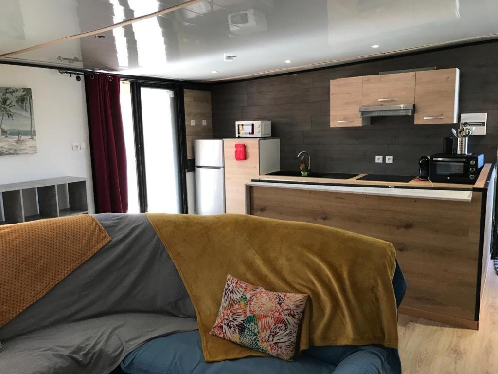 Le Flamboyant Avec Piscine Chauffee 30° Et Jacuzzi Apartment Сен-Андре Екстериор снимка
