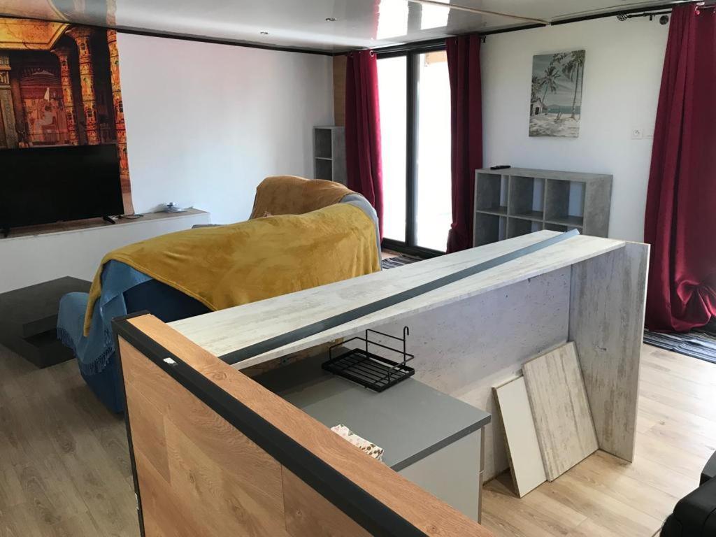 Le Flamboyant Avec Piscine Chauffee 30° Et Jacuzzi Apartment Сен-Андре Екстериор снимка